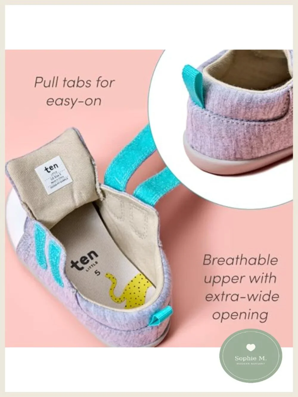 Baby Walker Shoes Toddler Boys Girls Cotton Non-Slip APMA Approved